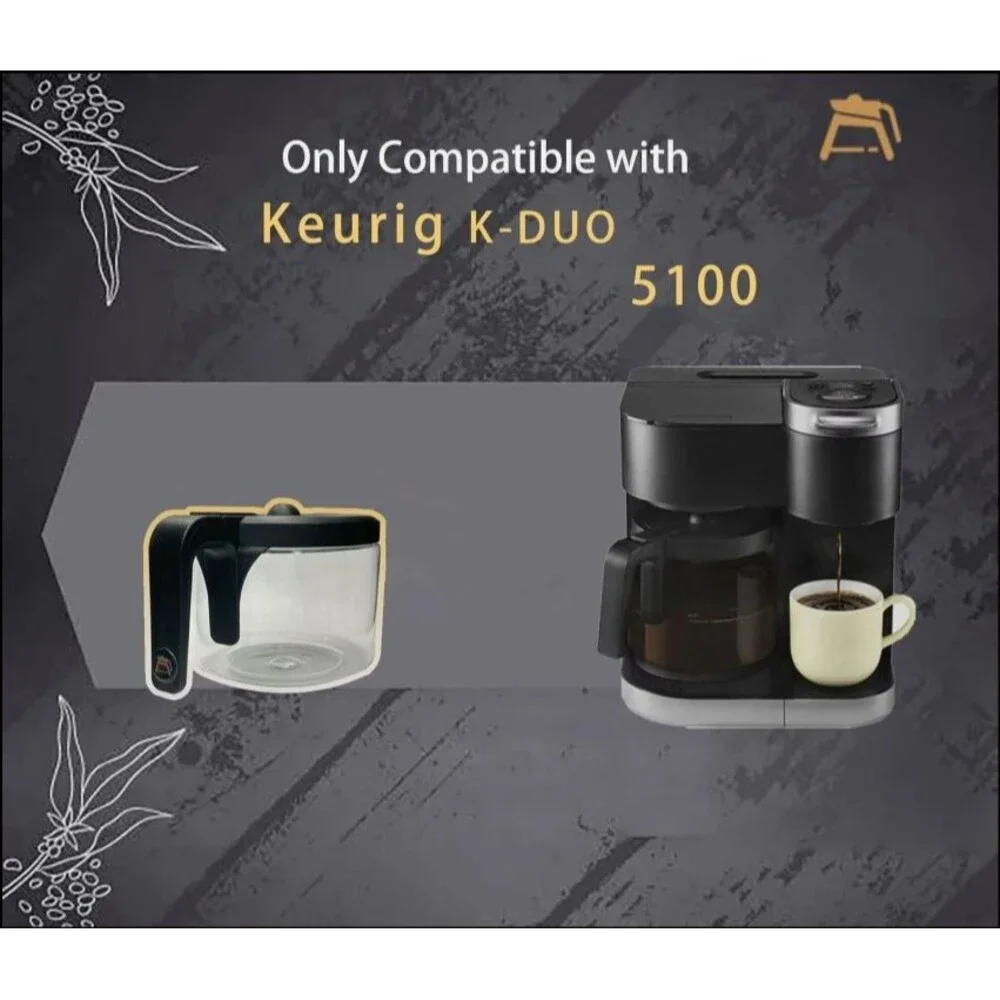 Replacement for KEURIG K-DUO Single Serve 12 Cups Coffee Carafe 5100